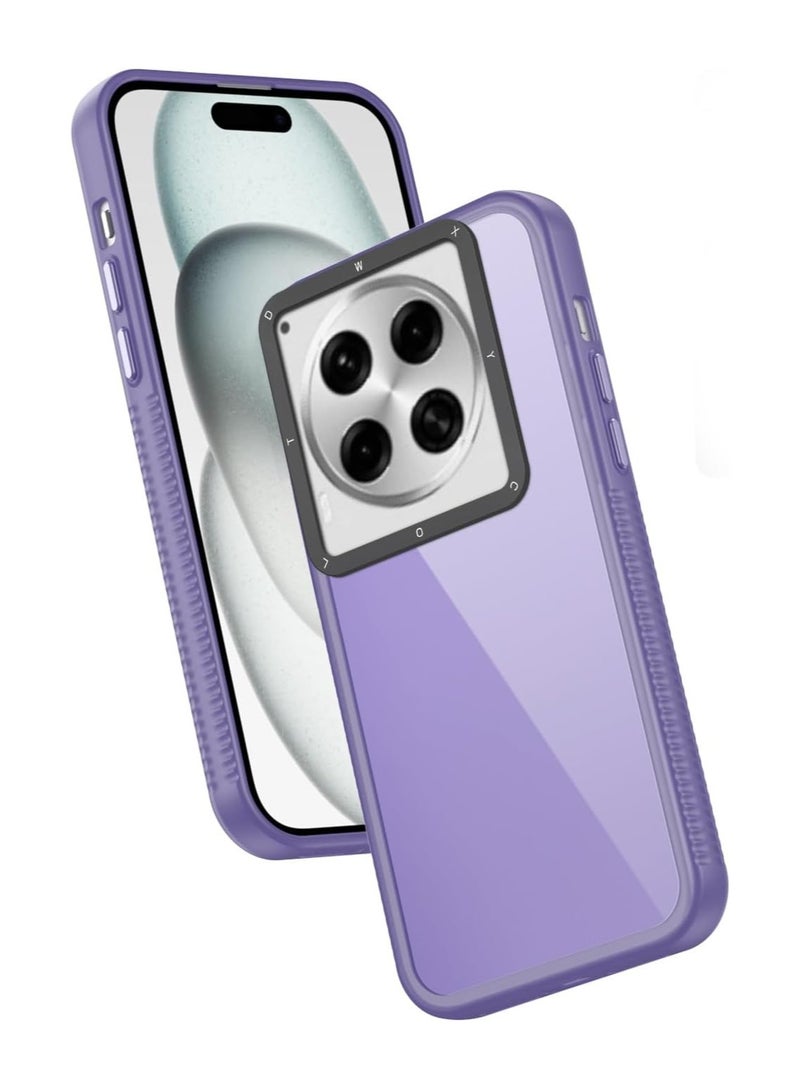 عام متوافقة مع حافظة الهاتف Tecno Camon 30 Premier 5G CL9، غطاء حافظة الهاتف بحلقة عدسة الكاميرا ثنائية اللون لحماية الكاميرا، غلاف ناعم من الـ TPU الشفاف. - Image 1