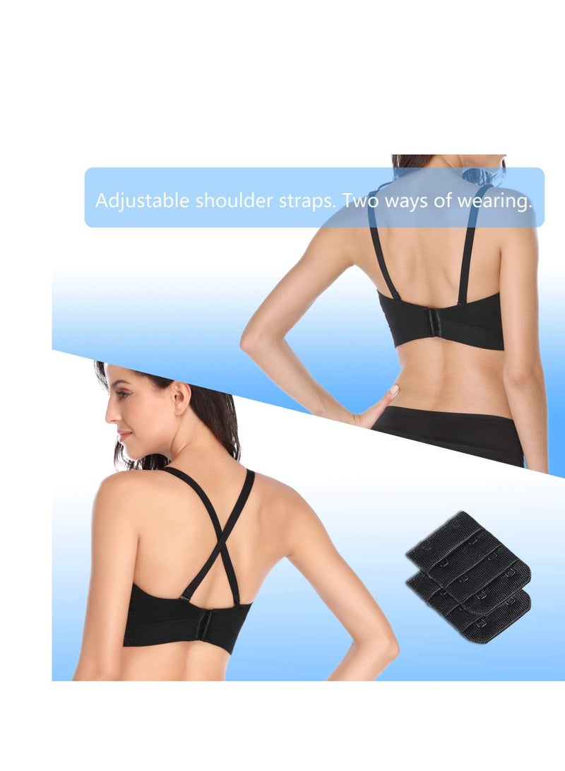 Wireless Nursing Bra for Hands-Free Pumping, Adjustable Cotton Maternity Bra with Pump Insert, Perfect for Breastfeeding, Size M - Image 3