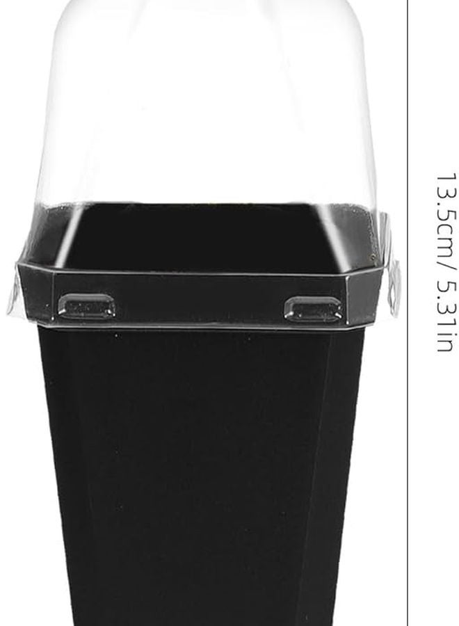 12 Pack Plastic Nursery Pots With Drainage And Covers For Seedlings Succulents Outdoor Plants - Image 3