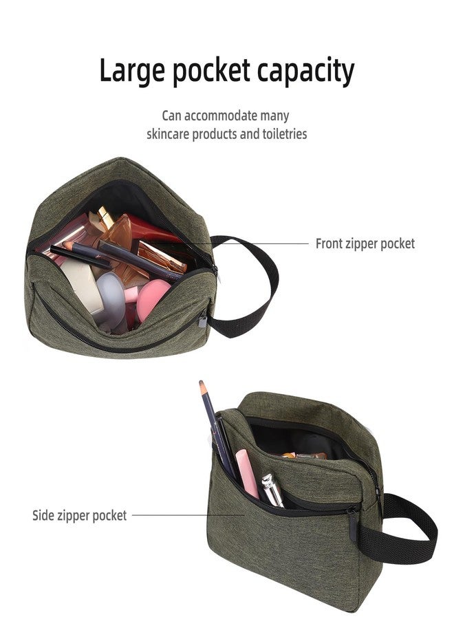 Icramsy Travel Toiletry bag Toiletry bag for women men Hanging toiletry bag Cosmetic bag Travel accessories Gift for Women Men Girls (Deep green) - Image 3