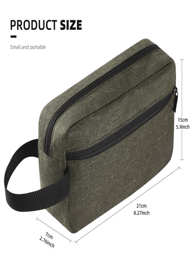 Icramsy Travel Toiletry bag Toiletry bag for women men Hanging toiletry bag Cosmetic bag Travel accessories Gift for Women Men Girls (Deep green) - Image 2