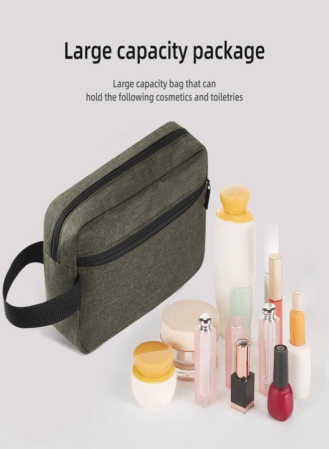 Icramsy Travel Toiletry bag Toiletry bag for women men Hanging toiletry bag Cosmetic bag Travel accessories Gift for Women Men Girls (Deep green) - Image 4