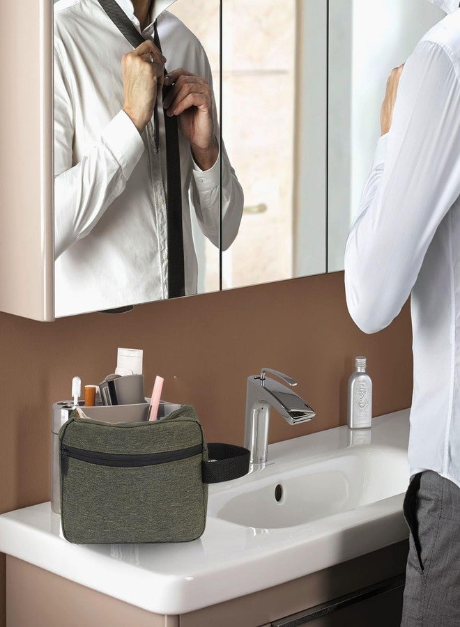 Icramsy Travel Toiletry bag Toiletry bag for women men Hanging toiletry bag Cosmetic bag Travel accessories Gift for Women Men Girls (Deep green) - Image 5