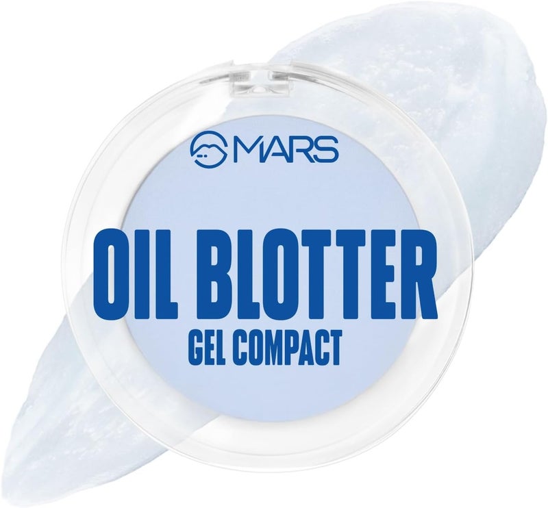 Mars Oil Blotter Gel Compact for Poreless Effect (5gm) with Applicator | Oil Control | Mattifying Formula | Long-Lasting | Shine Free Matte Finish | Flawless Skin - Image 1