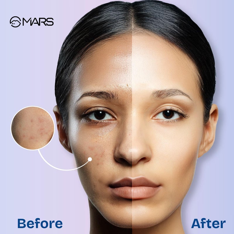 Mars Oil Blotter Gel Compact for Poreless Effect (5gm) with Applicator | Oil Control | Mattifying Formula | Long-Lasting | Shine Free Matte Finish | Flawless Skin - Image 3
