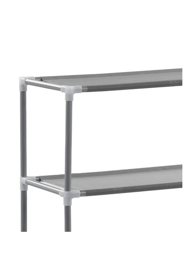 vidaxl - 3-Tier Storage Rack over Laundry Machine Silver 69x28x169 cm - Image 1