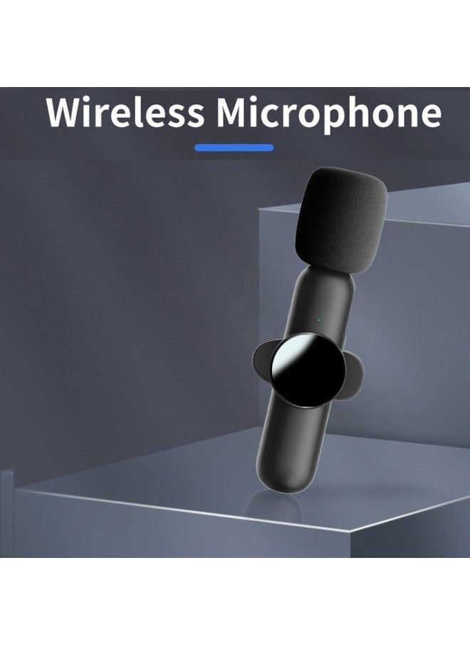 Generic - Outdoor Live Radio Lavalier Microphone Bluetooth Miniature Wireless Mics, Model: Dual Microphone 8 Pin Interface - Image 1