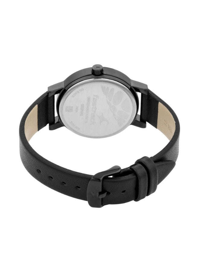 fastrack Animal Print 6222NL01 Women’s Watch – Black & Rose Gold Dial, Leather Strap, Quartz Movement, 36mm Case, 30m Water-Resistant - Image 5