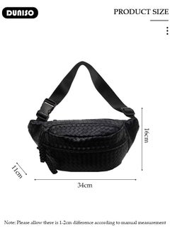 DUNISO Waist Pack for Women, Crossbody Waist Bag Pack Belt Bag for Travel Walking Running Hiking Cycling, Pouch Hip Bum Bag Chest Bag with Adjustable Strap For Gym Fitness Workout Travel Work Commuting  - Image 2