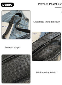 DUNISO Waist Pack for Women, Crossbody Waist Bag Pack Belt Bag for Travel Walking Running Hiking Cycling, Pouch Hip Bum Bag Chest Bag with Adjustable Strap For Gym Fitness Workout Travel Work Commuting  - Image 5