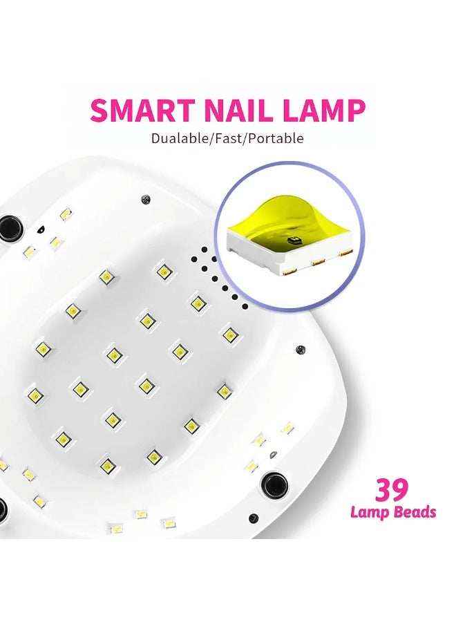 SULLMAR Nail Dryer 48W UV LED Nail Lamp Lights for Quick Curing All UV Gel Nail Polish Nail Dryer Machine Infrared Sensor Salon Tools (Pink) - Image 5