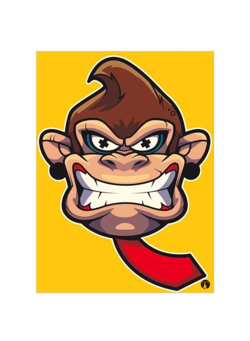 RKN Donkey Kong Mousepad Yellow/Red/Beige