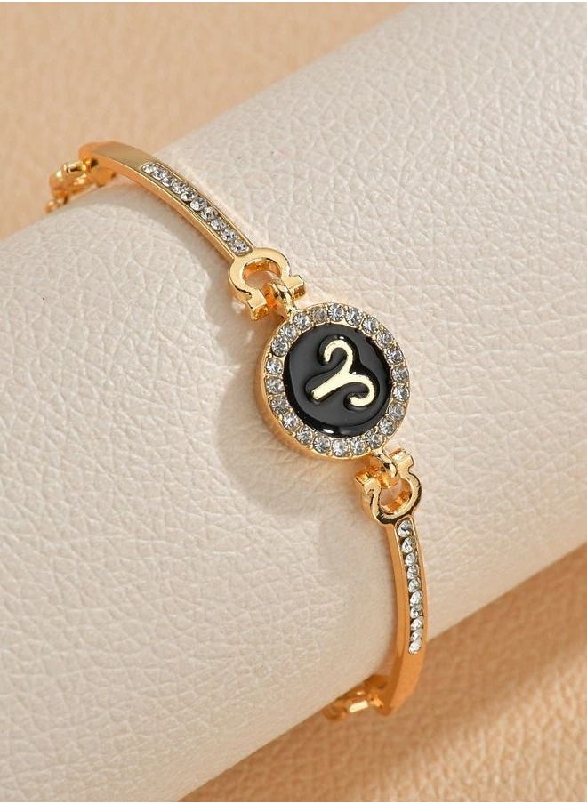 5esha 12 Constellation Zodiac Women's Bracelet with Aries 