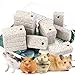 Newbested 20 Pcs Small Animal Pet Lava Bites Chews Toy Teeth Grinding Block Mineral Calcium Stone for Hamsters Parrot Chinchillas Rabbits Guinea Pigs Gerbils - Image 3