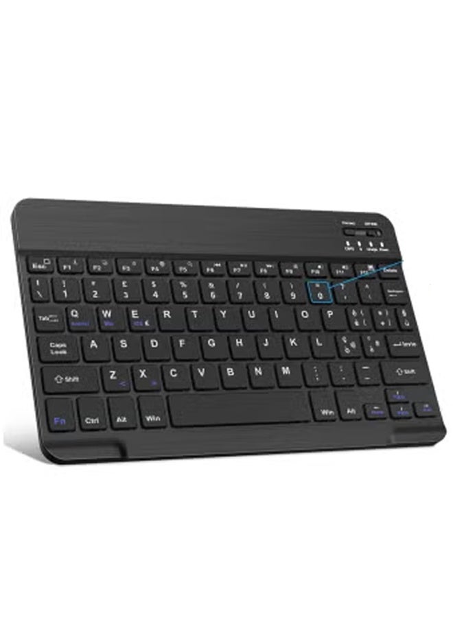 TIGER Slim Wireless Keyboard Case for iPad Air 11-Inch M2 (5th/4th Gen) & iPad Pro 11-Inch (1st–4th Gen) – Dual Language English Keyboard – Protective Smart Cover with Built-in Stand, Magnetic Closure & Rechargeable Bluetooth Keyboard – Black - Image 3