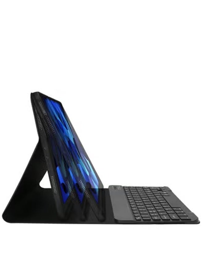 TIGER Slim Wireless Keyboard Case for iPad Air 11-Inch M2 (5th/4th Gen) & iPad Pro 11-Inch (1st–4th Gen) – Dual Language English Keyboard – Protective Smart Cover with Built-in Stand, Magnetic Closure & Rechargeable Bluetooth Keyboard – Black - Image 4