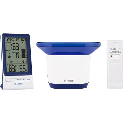La Crosse Technology 724-1415BL Wireless Rain Station with Temperature and Humidity - Image 2