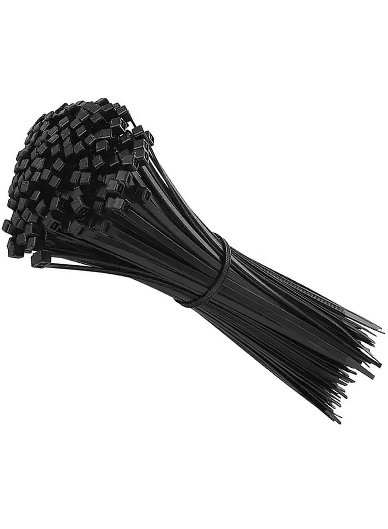 رباط بلاستيكي ١٠٠ قطعة - ٣٠ سم - أسود - Image 1