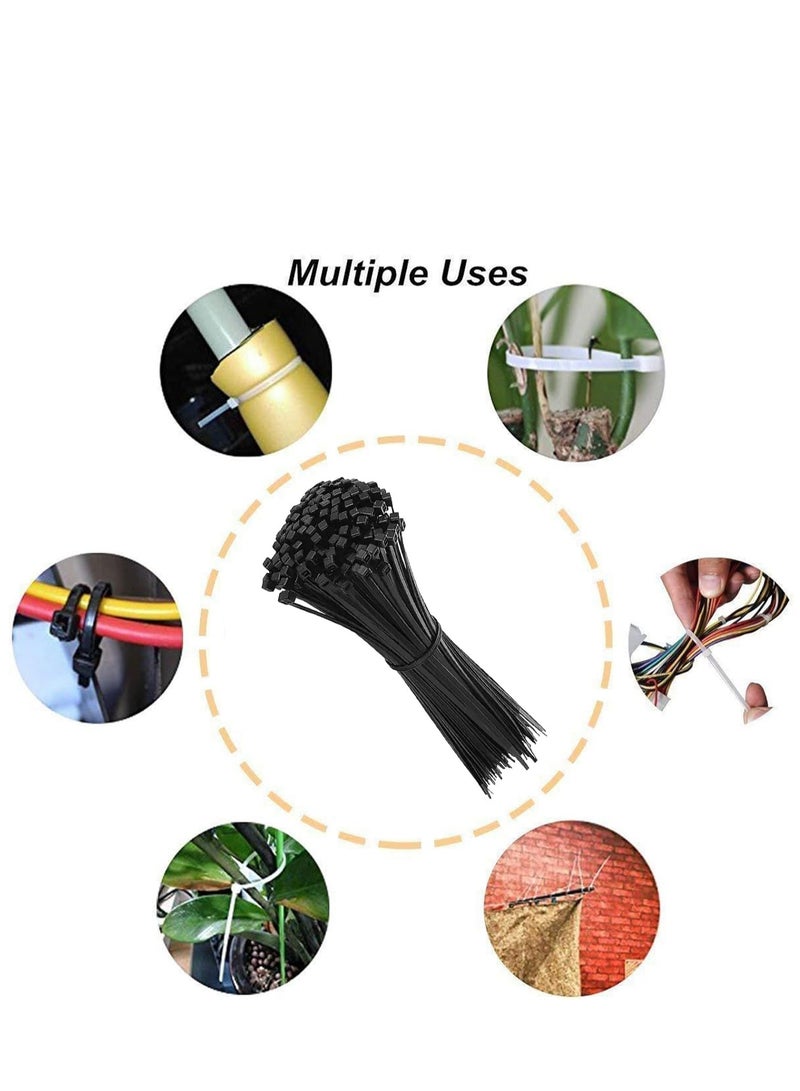 رباط بلاستيكي ١٠٠ قطعة - ٣٠ سم - أسود - Image 2