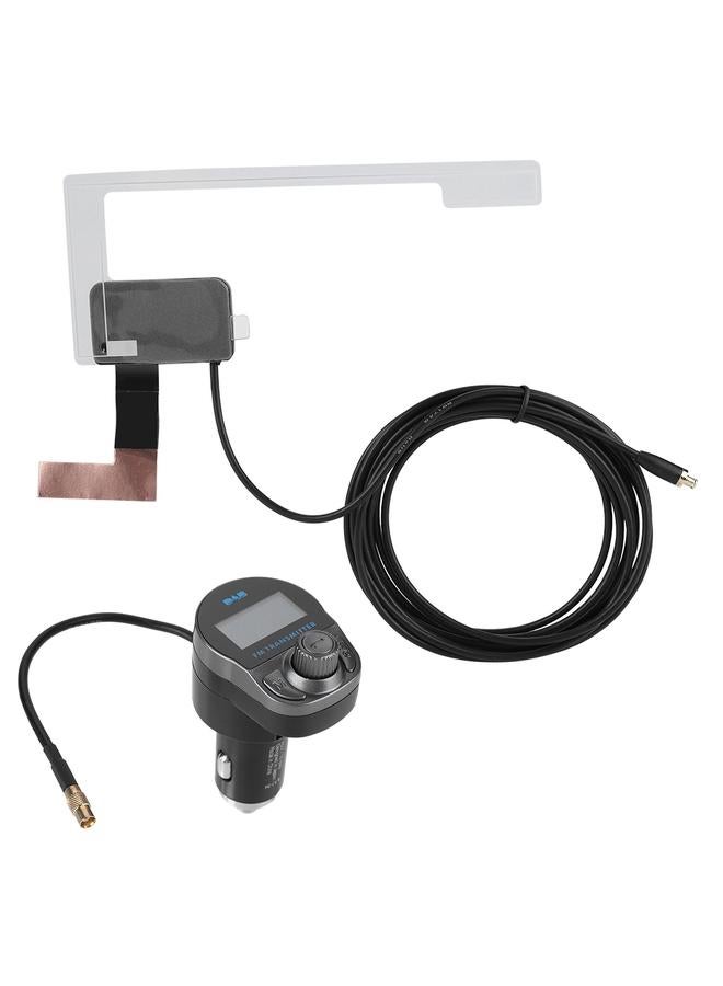 Car Bluetooth DAB/DAB+ Digital Radio TF card MP3 Player FM Transmitter with LCD Display