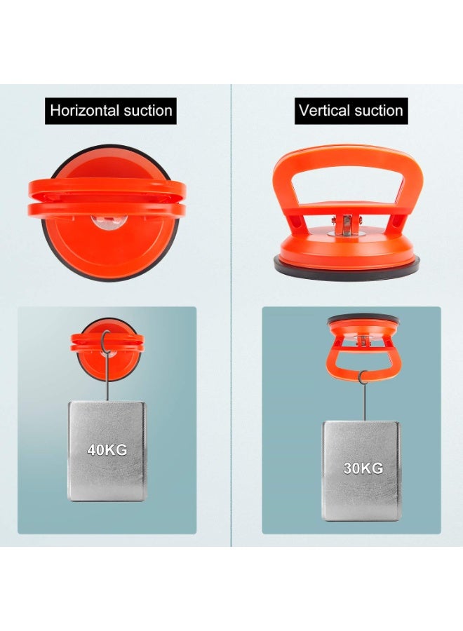 Mini Vacuum Suction Lifters – Heavy Duty Glass & Dent Puller Tools – 50KG Horizontal Load – Silicone & ABS Build – For Glass, Tiles, Mirrors, Granite & Car Dent Repair - Image 4