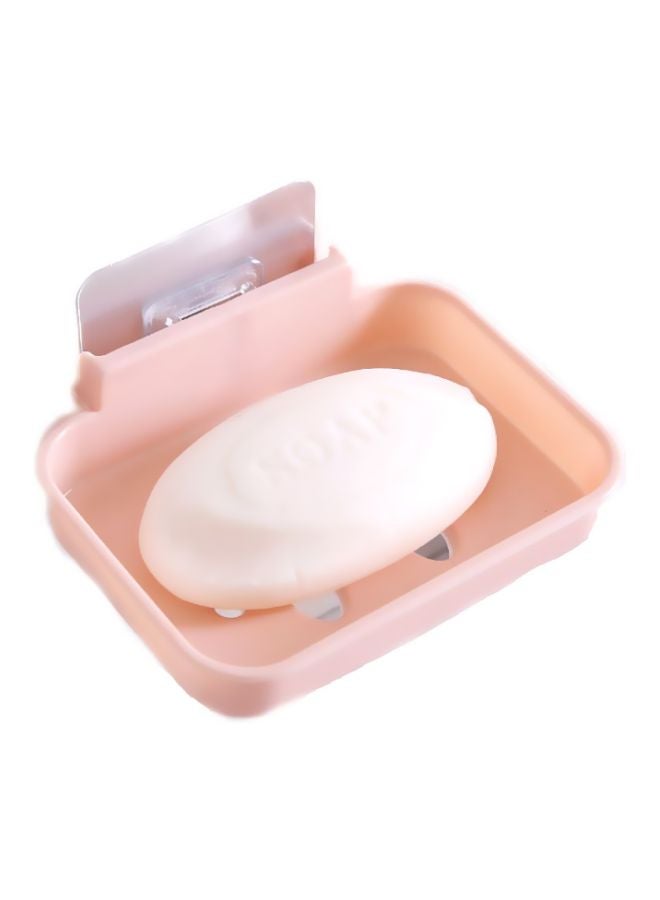 Sharpdo Wall Mounted Soap Dish Pink/Silver 12.5x9x2cm - Image 2