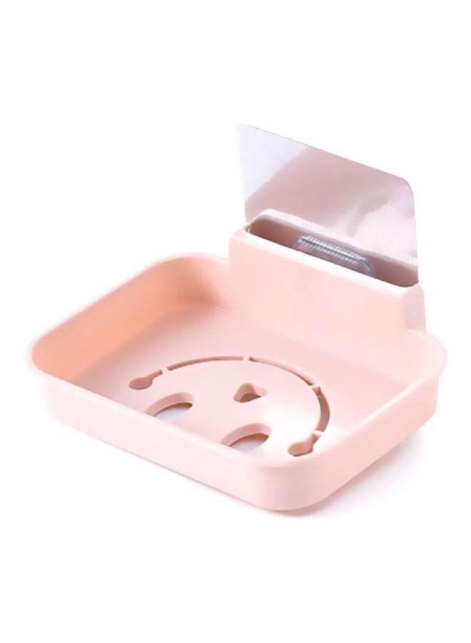 Sharpdo Wall Mounted Soap Dish Pink/Silver 12.5x9x2cm - Image 3