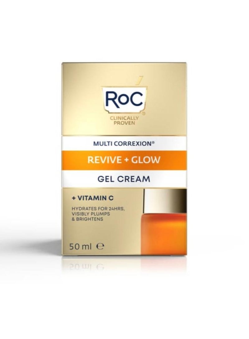 RoC Multi Correxion Revive and Glow Gel Cream with Vitamin C 48G - Image 2