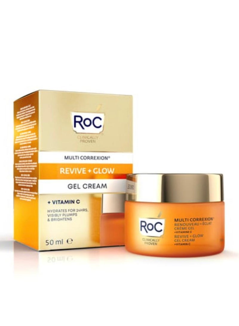 RoC Multi Correxion Revive and Glow Gel Cream with Vitamin C 48G - Image 3
