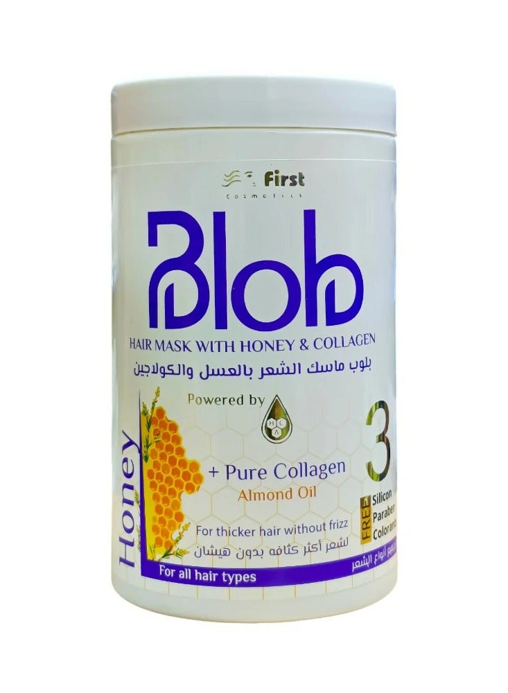 Blob Blob Hair Mask with Honey and Collagen 1000ml 