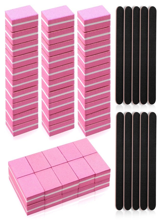 Opvixi 60 Pack Nail Buffers, Mini Buffer Block Nail File, Nail Buffer Block - Image 1