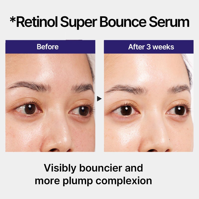 IOPE Retinol Super Bounce Serum | Korean Retinoid Eye Treatment for Anti-Aging, Beginner Friendly, Reduction in Fine Lines & Wrinkles, Firming and Rejuvenating, Daily Glow Routine, 1.69 Fl Oz. (50ml) - Image 3