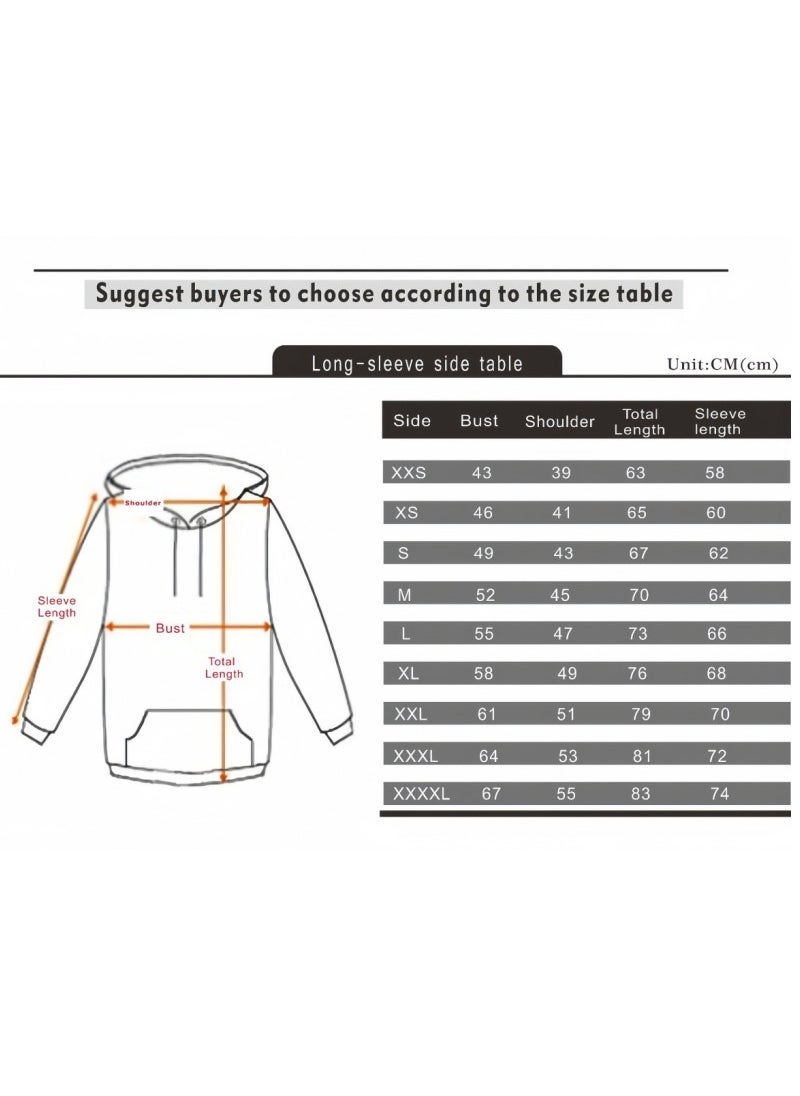 KUYING - New One Piece Casual Loose Hooded Sweatshirt - Image 1
