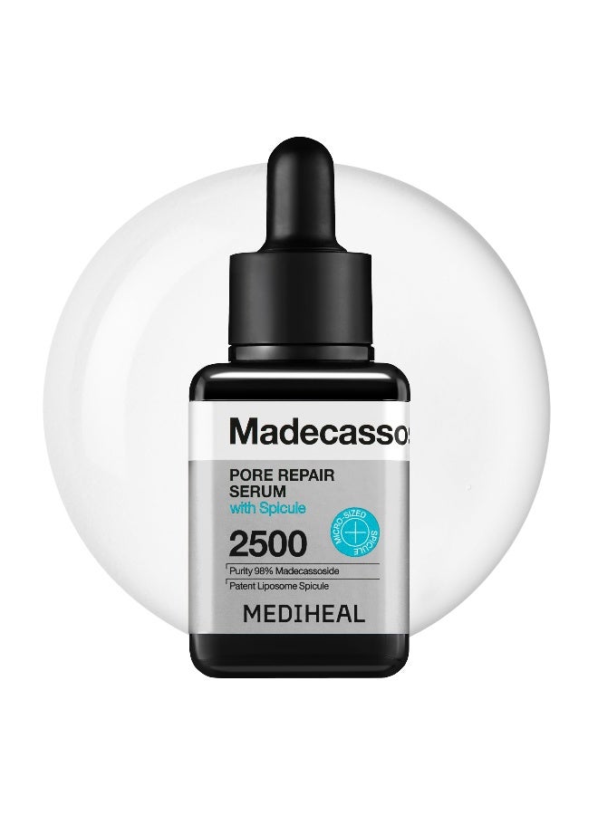MEDIHEAL Madecassoside Pore Repair Serum 40ml — Tightening & Brightening Face Serum for Pores & Blemishes — With 98% Pure Madecassoside, Niacinamide, Ceramide NP, 1.35 fl oz - Image 1
