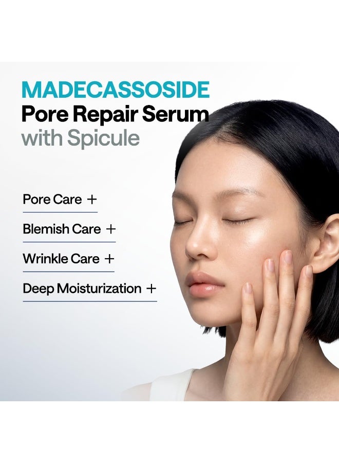 MEDIHEAL Madecassoside Pore Repair Serum 40ml — Tightening & Brightening Face Serum for Pores & Blemishes — With 98% Pure Madecassoside, Niacinamide, Ceramide NP, 1.35 fl oz - Image 3
