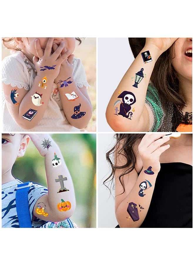 AWINMAY Temporary Tattoos for Kids - 360 Piece Bulk Halloween Trick or Treat Fake Tattoos for Boys & Girls Assorted Prizes Party Favor Goody Bag Stuffers - 20 Sheets - Image 3