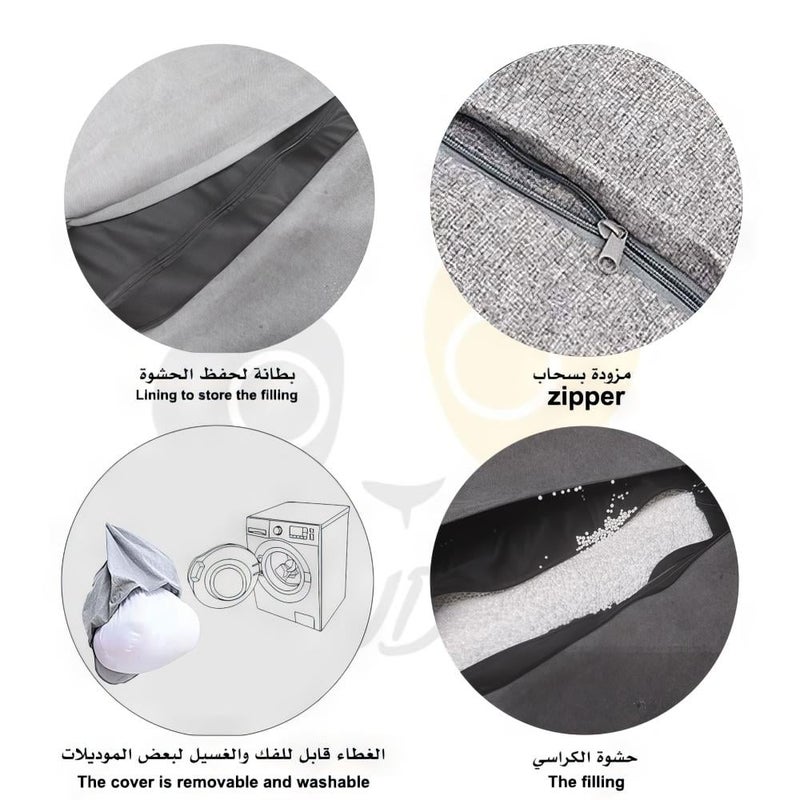 باندوز شيلزي جلد كبير جداً - زهري - Image 3