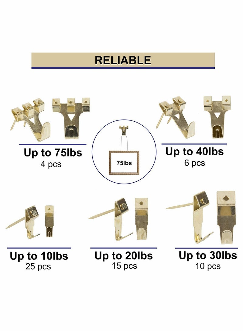 KASTWAVE Picture Hanging Kit, Varied Picture Hooks - Image 5