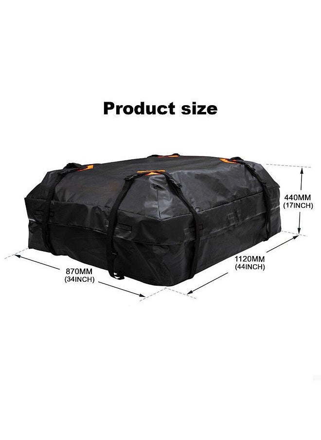 Generic - Waterproof Cargo Bag Car Roof Cargo Carrier Universal Luggage Bag Storage Cube Bag for Travel Camping with Anti-slip Mat - Image 1