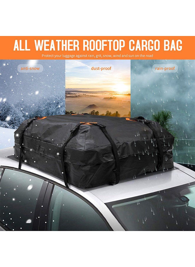Generic - Waterproof Cargo Bag Car Roof Cargo Carrier Universal Luggage Bag Storage Cube Bag for Travel Camping with Anti-slip Mat - Image 1