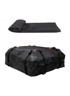 Waterproof Cargo Bag Car Roof Cargo Carrier Universal Luggage Bag Storage Cube Bag for Travel Camping with Anti-slip Mat