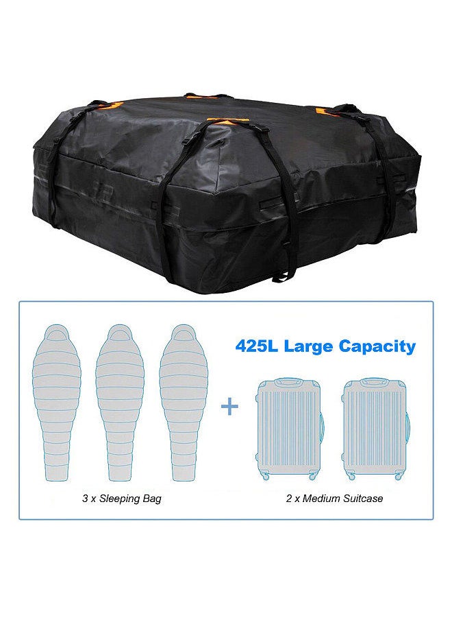 Generic - Waterproof Cargo Bag Car Roof Cargo Carrier Universal Luggage Bag Storage Cube Bag for Travel Camping with Anti-slip Mat - Image 1