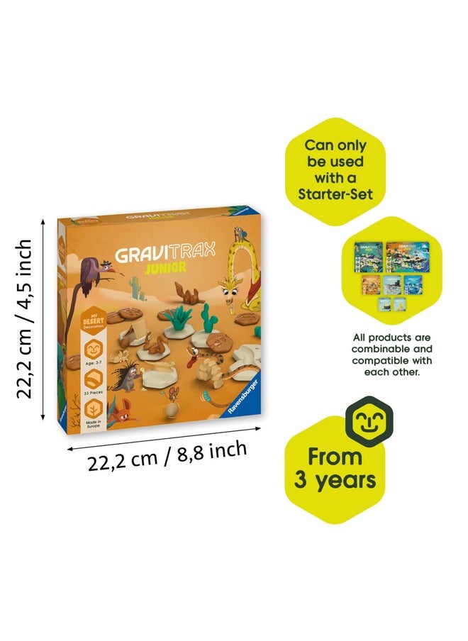 رافنسبورغر - Gravitrax Junior Extension Desert - Marble Run، Stem And Construction Toys للأطفال من سن 3 سنوات فما فوق - هدايا للأطفال - Image 1