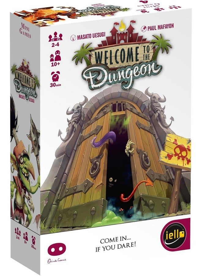 IELLO: Welcome to The Dungeon, Push-Your-Luck Elements, Disappearing Equipment, Strategy Board Game, 30 Minute Game Play, 2 to 4 Players, Ages 10 and Up - Image 2