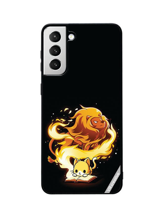 VR CREATIVE Protective Case Cover For Samsung Galaxy S22 Plus 5G Fir Cat Design Multicolour - Image 1