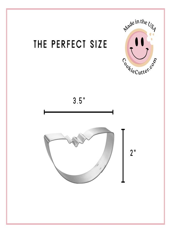 Foose 4th of July Picnic Watermelon Slice Cookie Cutter 3.5 inch - Made in the USA - Foose Store Cookie Cutters Tin Plated Steel - Image 2