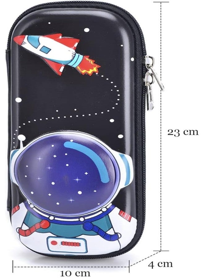 Camin Stylish Space Pencil Case – 3D Astronaut Cover, Random Colors, Fun Design for Kids, Trendy Organizer for Pens, Pencils & School Gear - Image 4