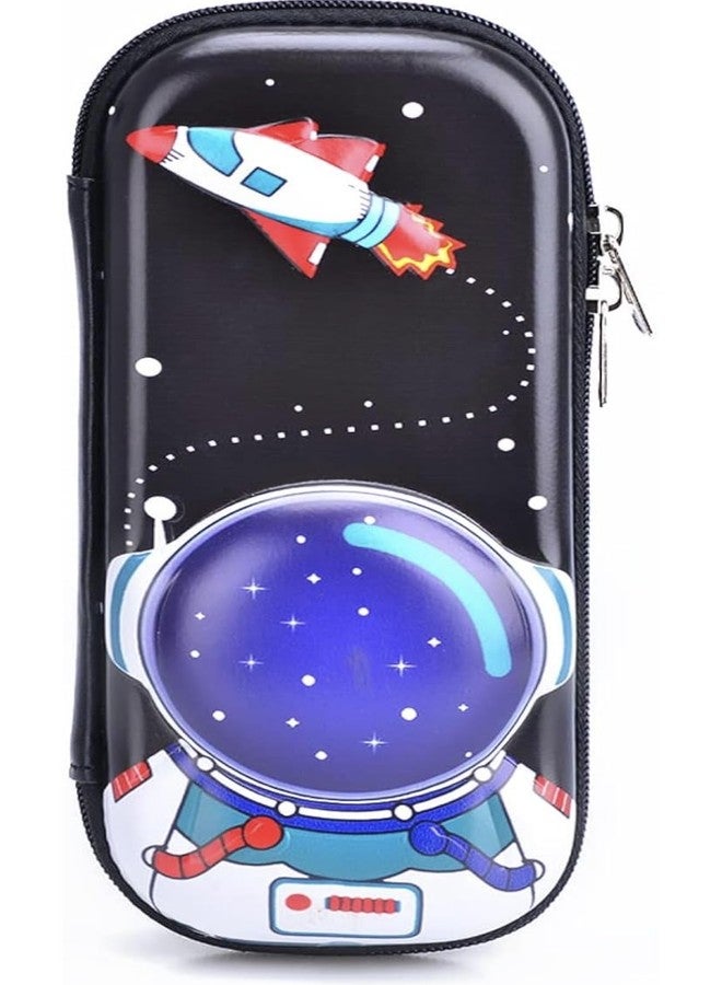 Camin Stylish Space Pencil Case – 3D Astronaut Cover, Random Colors, Fun Design for Kids, Trendy Organizer for Pens, Pencils & School Gear - Image 1