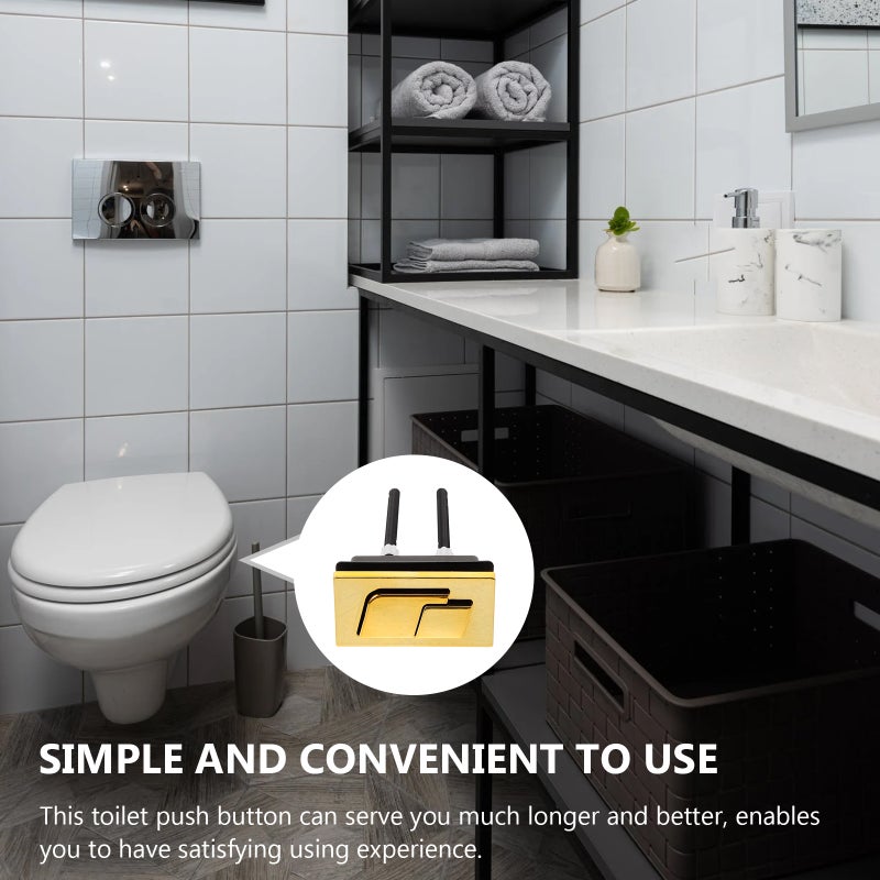 2pcs Toilet Water Button Dual Flush Button Bathroom Toilet Push Button Toilet Flush Button Part - Image 4