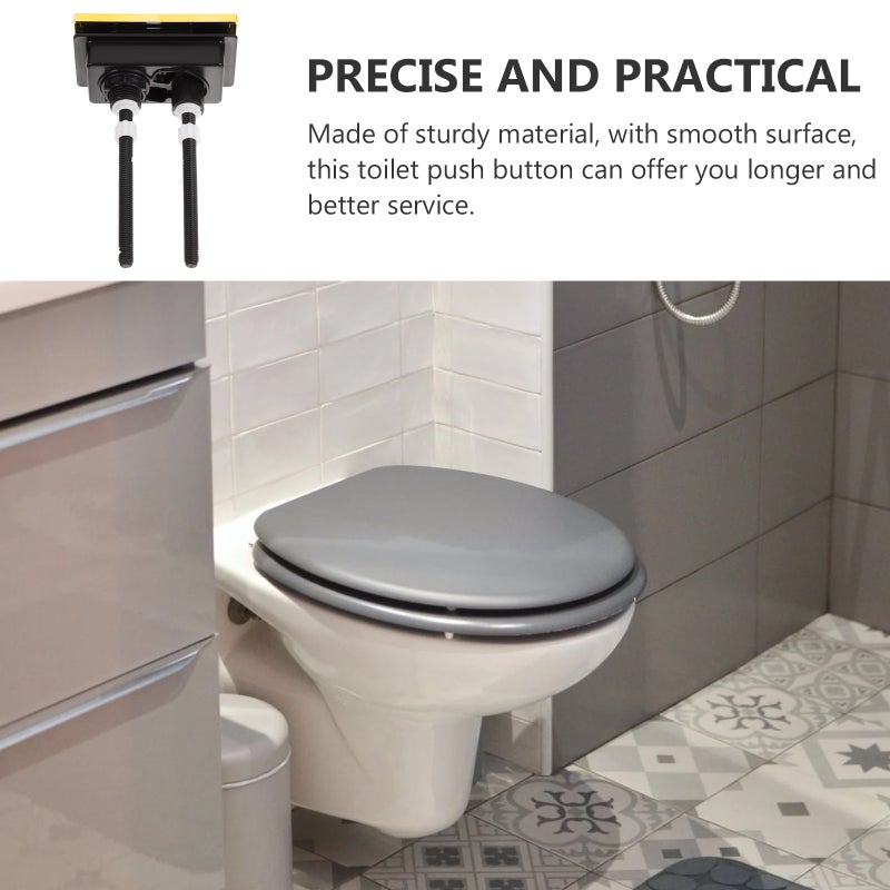 2pcs Toilet Water Button Dual Flush Button Bathroom Toilet Push Button Toilet Flush Button Part - Image 2